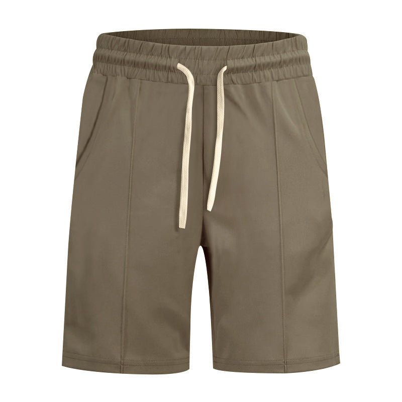 Herren nan kurze Freizeithose aus Baumwollmischung mit elastischem Bund und Kordelzug R&B