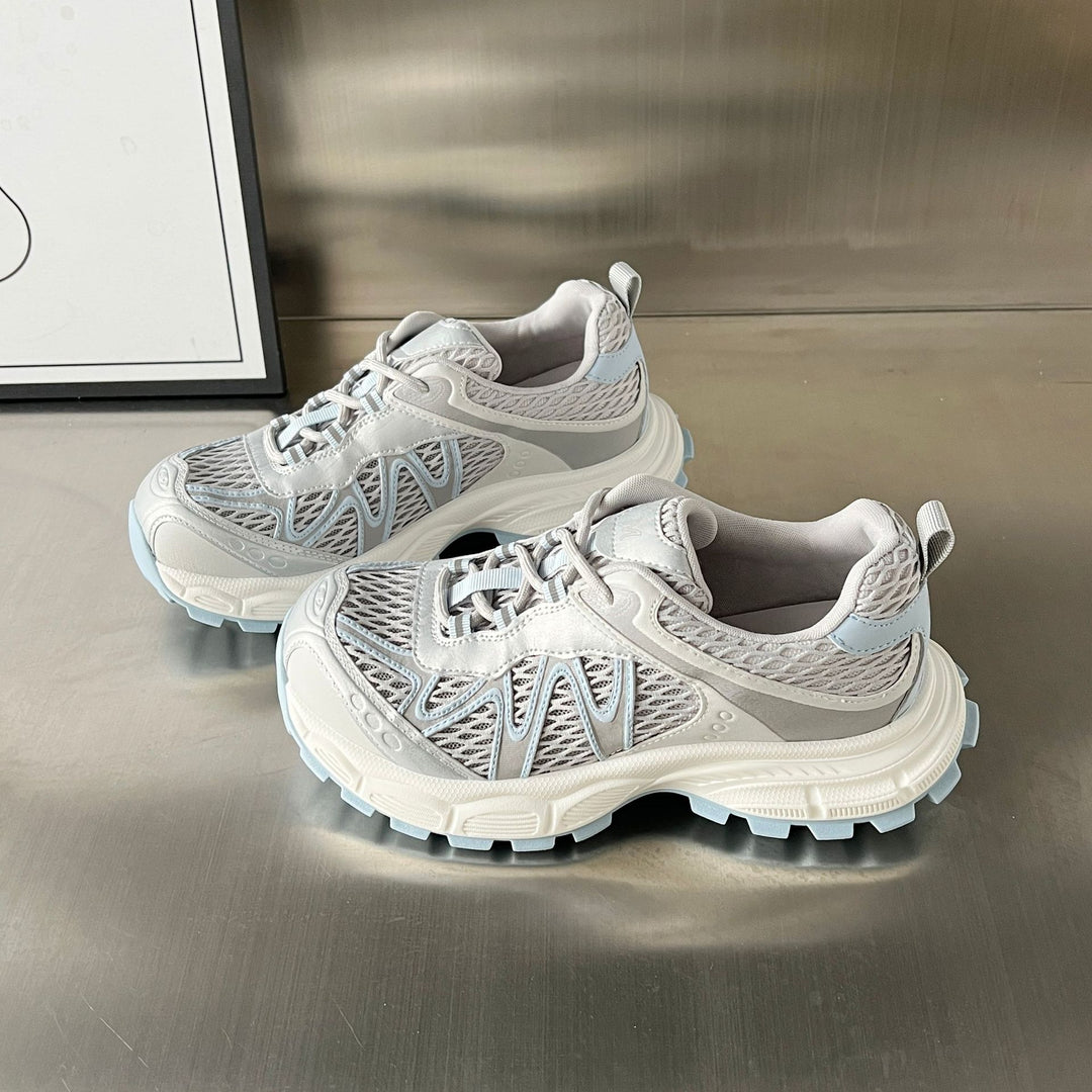 Damen Sportliche Trail Sneakers mit atmungsaktiver Mesh-Oberfläche und rutschfester Sohle R&B
