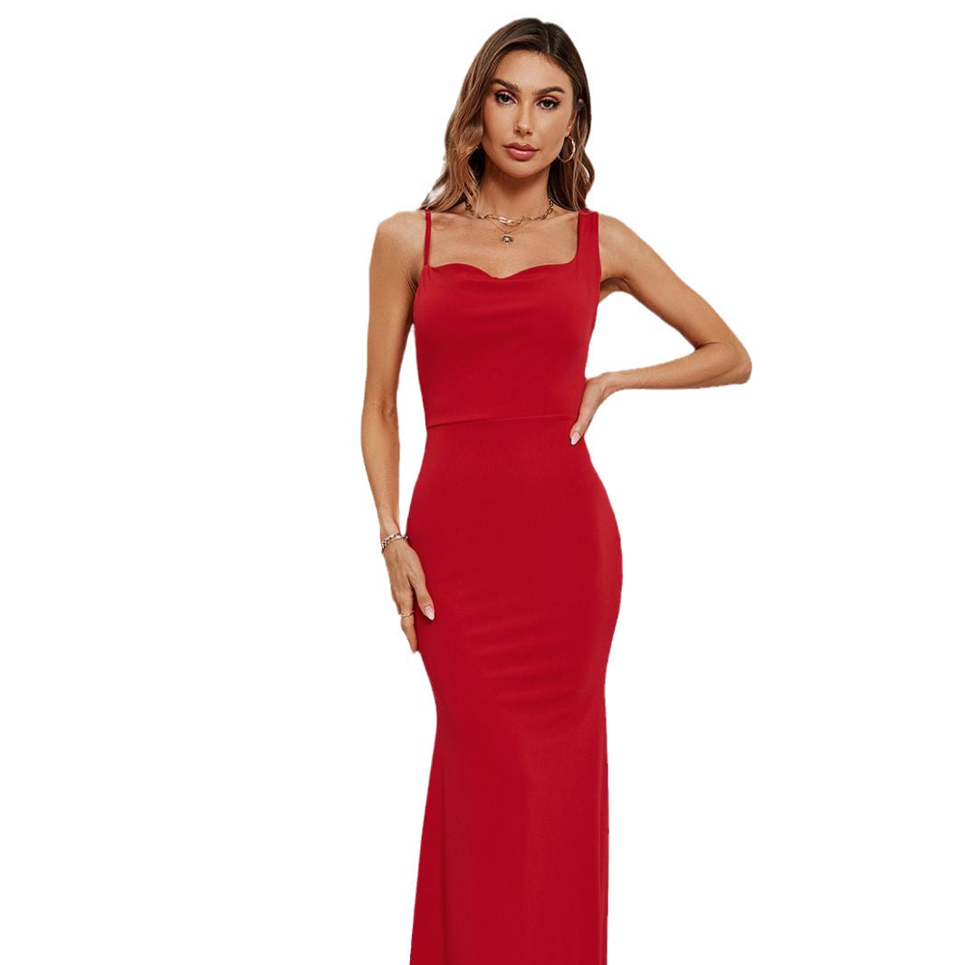 Damen Figurbetontes Abendkleid mit elegantem Schnitt R&B