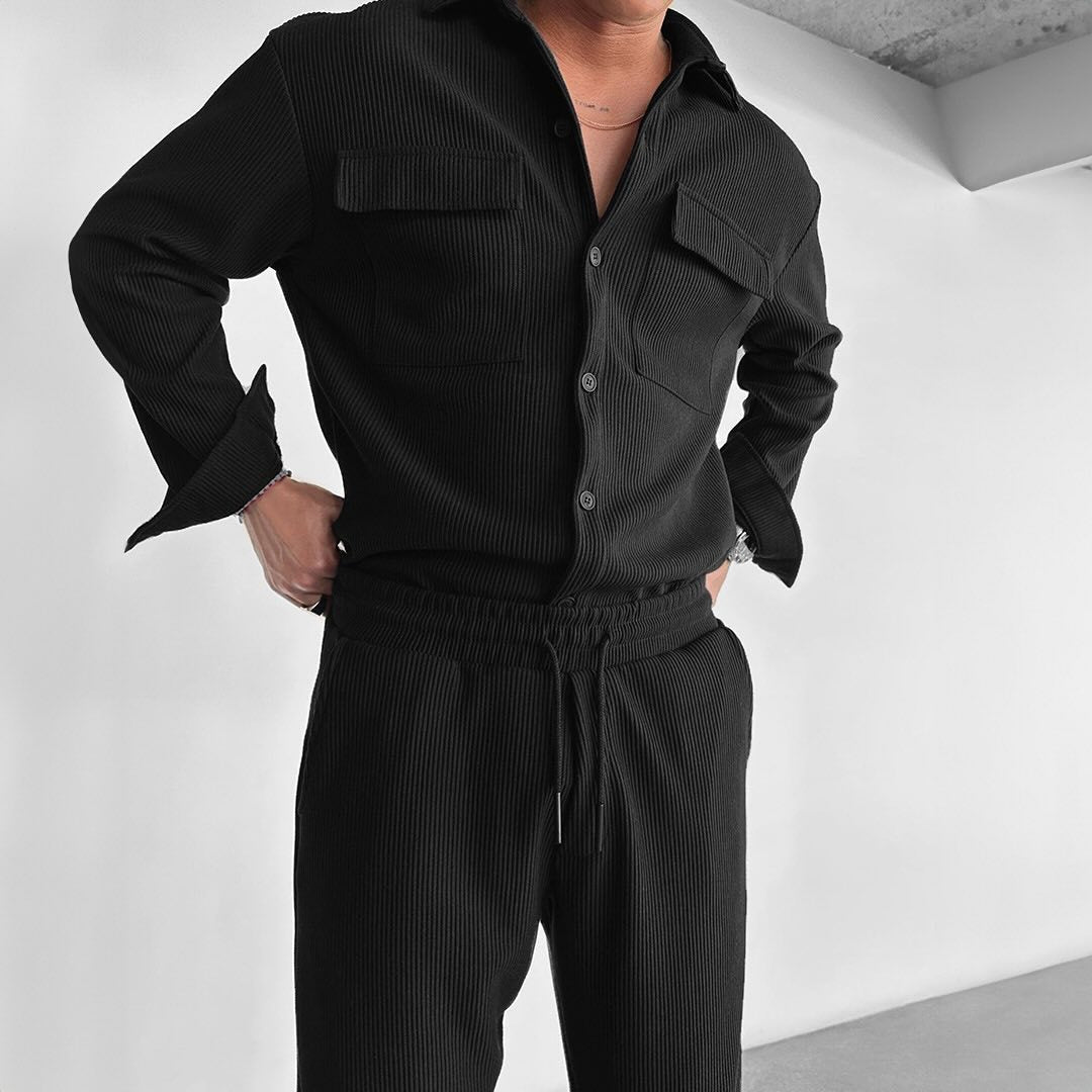 Herren utility Hemdbluse mit doppelten Brusttaschen R&B