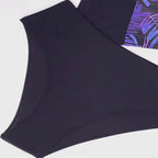 Damen Bikini-Set mit modischem Zip-Oberteil und bequemen High-Waist-Slip R&B