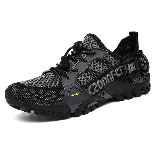 Damen Leichte und flexible Outdoor-Sneaker mit atmungsaktivem Mesh-R&B