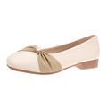 Damen elegante Ballerinas mit modischer Rüschendetail und Perlenakzent R&B