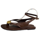 Damen transparente Zehentrenner-Sandalen mit gepolstertem Fußbett und elegantem Design