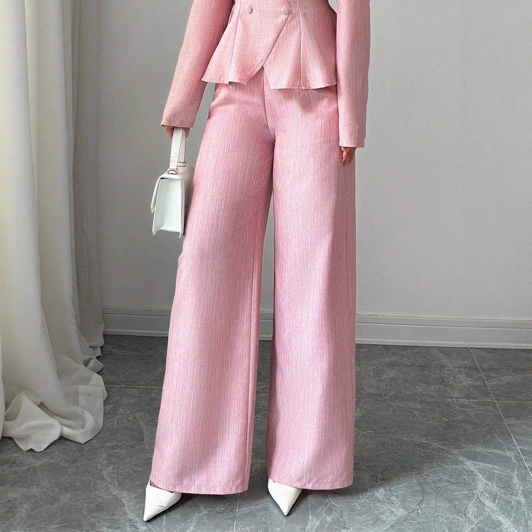 Damen weite High-Waist-Hosen R&B