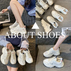 Damen sportliche Sneaker mit atmungsaktiver Mesh-Konstruktion und modischem Design R&B