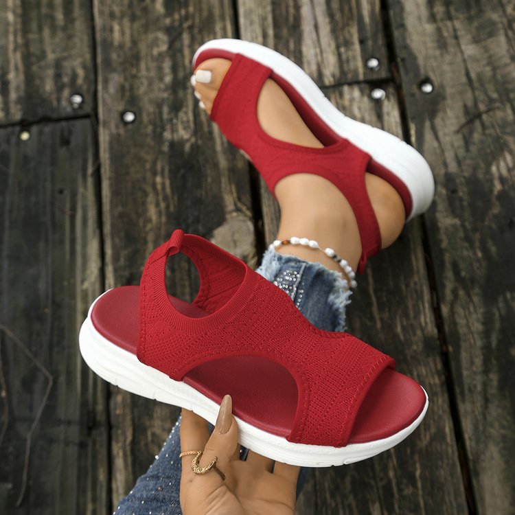Damen Atmungsaktive Sport-Sandalen mit elastischem Obermaterial und rutschfester Sohle R&B