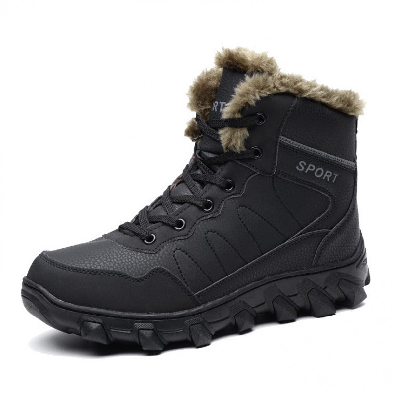 Damen Sportliche Winterwanderstiefel mit isolierendem Futter und rutschfester Sohle R&B