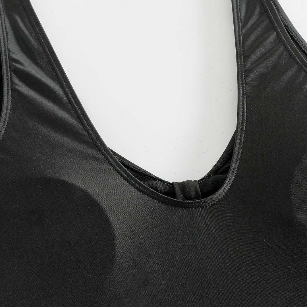 Damen Einteiliger Badeanzug mit modischem Cut-Out-Design R&B