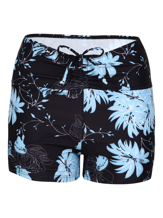 Damen Bikini-Höschen mit hohem Bund und raffinierten Rüschendetails R&B