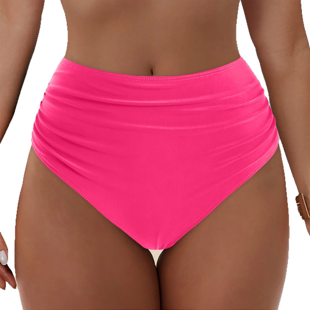 Damen Hochgeschnittenes Bikini-Höschen mit Rüschendetails R&B