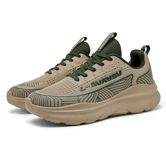 Damen Sportliche Lauf-Sneaker mit atmungsaktiver Mesh-Oberfläche und gepolsterter Sohle R&B