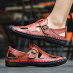 Herren Freizeitliche Sandalen mit rutschfester Sohle und atmungsaktiven Einsätzen R&B