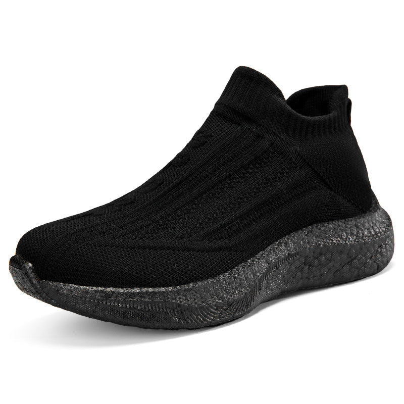 Damen Strick-Sneaker mit rutschfestem Profil und atmungsaktiver Obermaterialstruktur