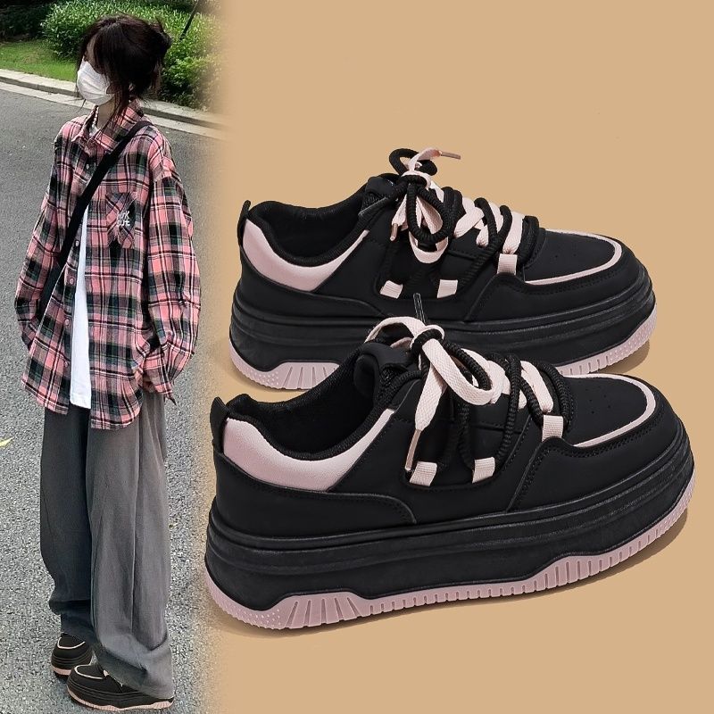 Damen Sportliche Chunky Sneaker mit gepolsterter Sohle R&B