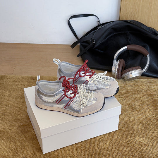 Damen Sportliche Freizeitschuhe mit atmungsaktiver Netzstruktur und flexiblem Profil R&B