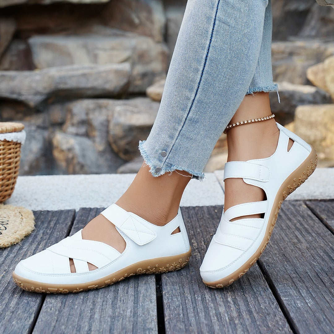 Damen Freizeit-Sandalen mit verstellbarem Riemen und luftigem Design R&B