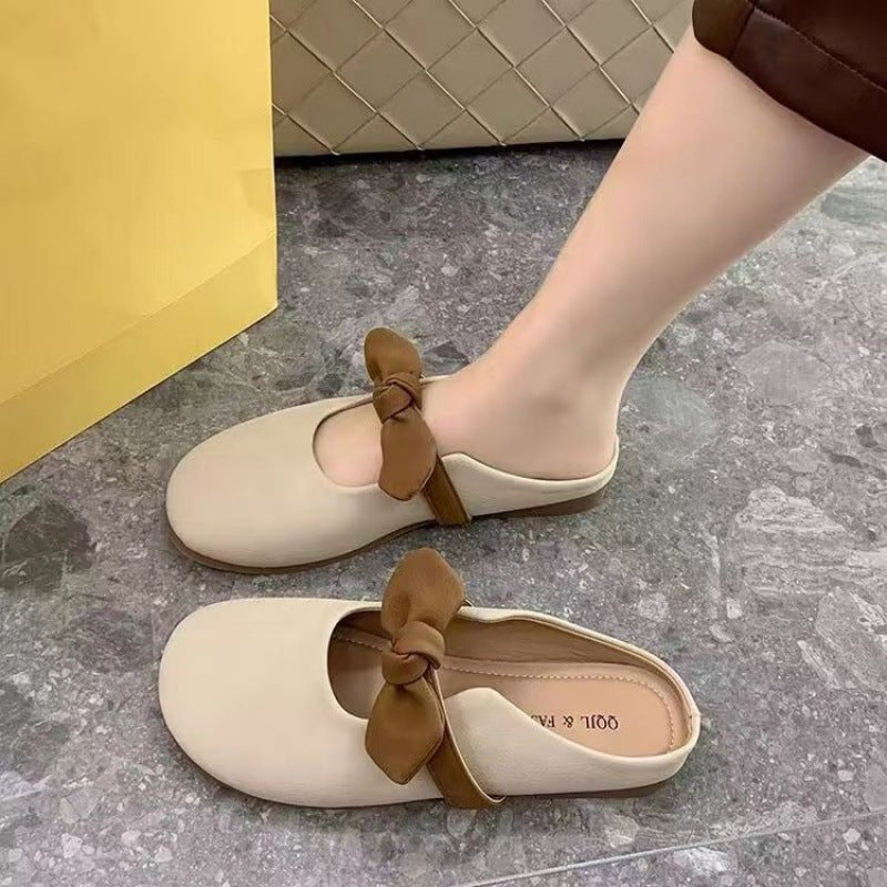 Damen Ballerinas mit romantischem Schleifen-Detail und weichem Leder R&B