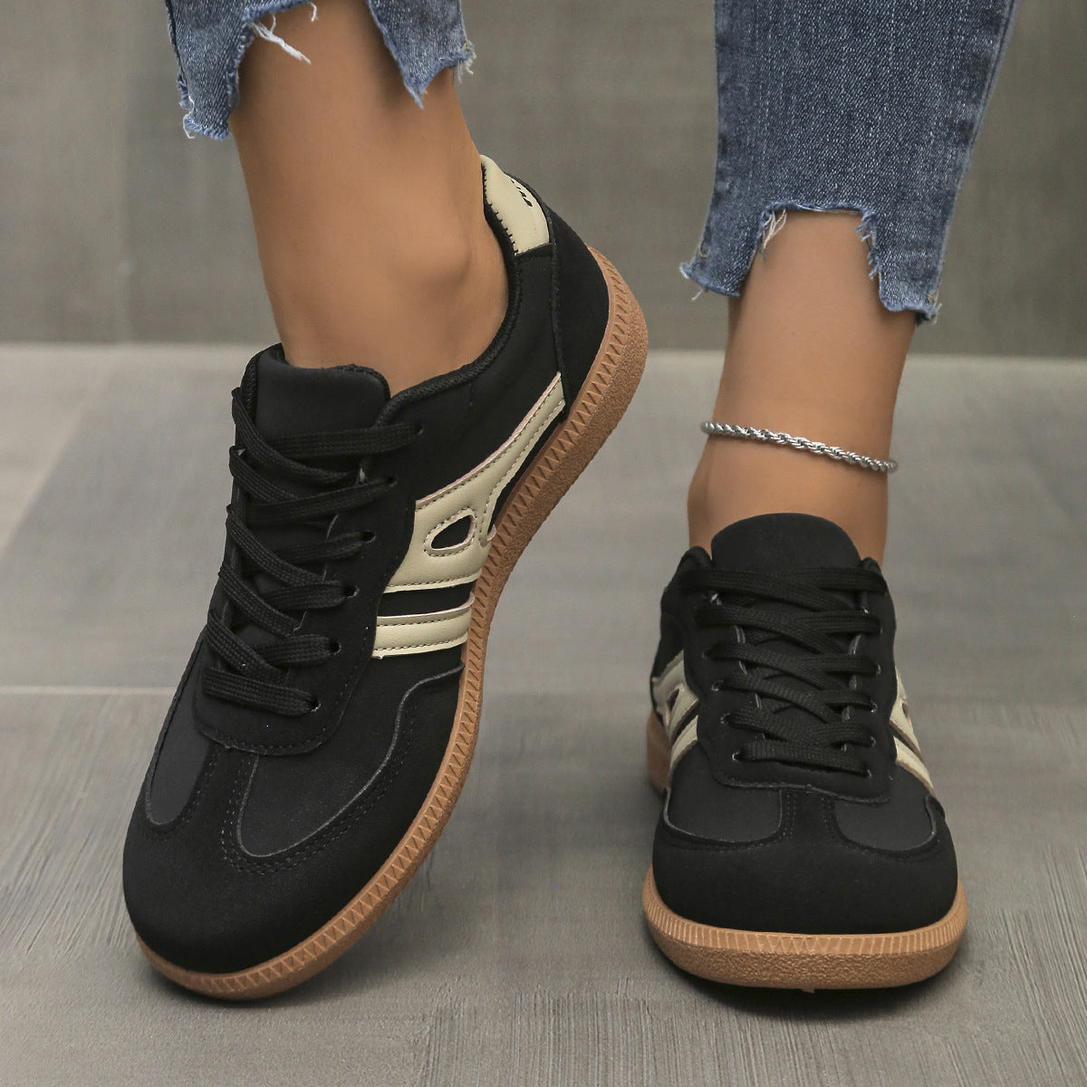 Damen Sportliche Schnürschuhe