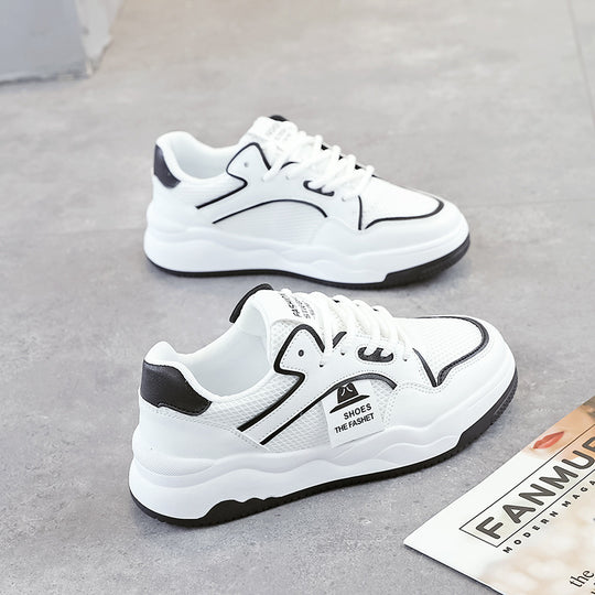 Damen Sneakers im sportlichen Design mit atmungsaktiver Oberfläche und dämpfender Sohle R&B