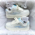 Damen Sneakers mit karierter Applikation und bequemer Dämpfung R&B