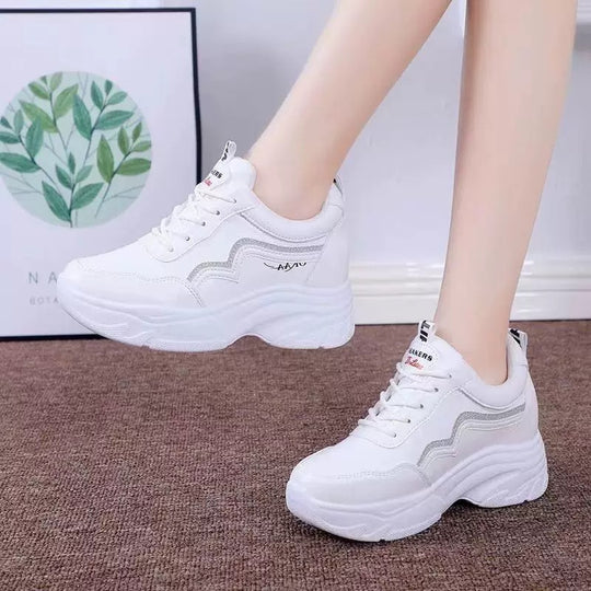 Damen Sportliche Sneakers mit modischem Plateau und atmungsaktivem Obermaterial R&B