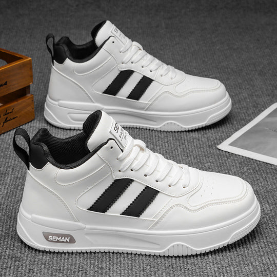 Damen Hochwertige High-Top Sneakers mit bequemem Innenfutter und modischem Design R&B