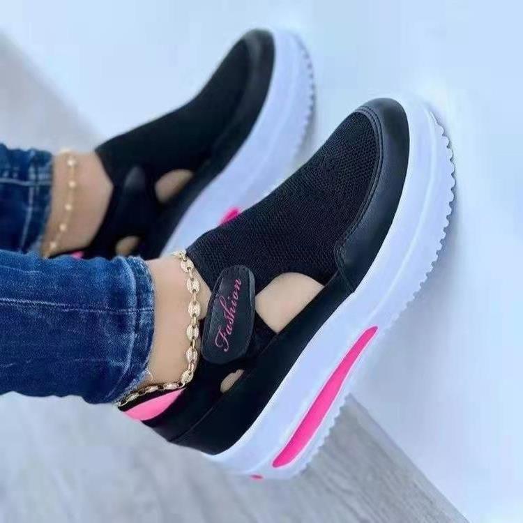 Damen atmungsaktive Sneaker mit luftigen Einsätzen R&B
