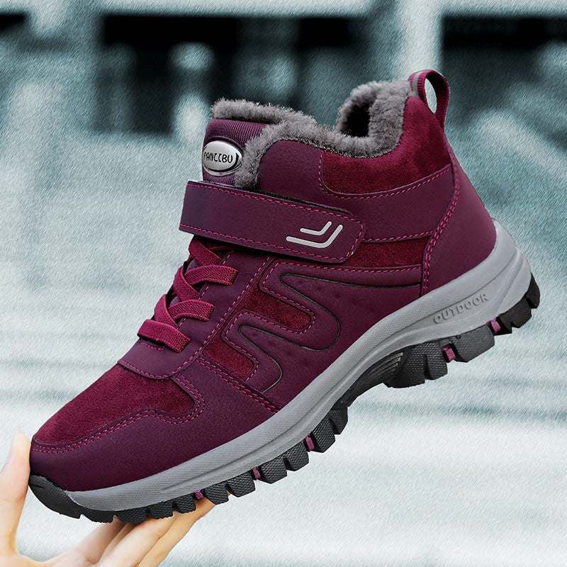 Damen Winterliche Trekkingstiefel mit rutschfester Sohle und isolierendem Futter R&B