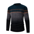 Herren modischer Pullover mit einzigartigem Strukturdesign und mehrfarbigem Muster