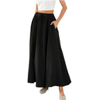 Damen Maxi-Rock im floralen Design mit elastischem Bund R&B