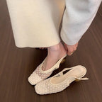 Damen Slingback-Pumps mit elegantem Netzdesign R&B