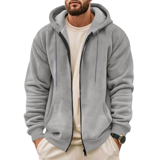 Herren Kapuzenpullover mit innovativem Material und praktischen Taschen R&B