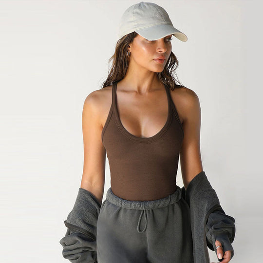 Damen Sportliches Stretch-Top mit schlanker Passform R&B