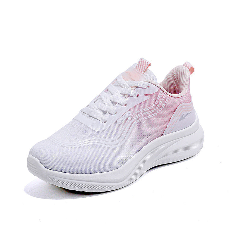 Damen Luxus Lauf-Sneakers mit atmungsaktiver Netzstruktur und bequemer Dämpfung R&B