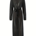 Damen Transparenter Maxikleid R&B