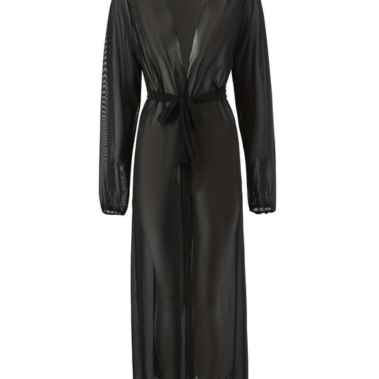 Damen Transparenter Maxikleid R&B