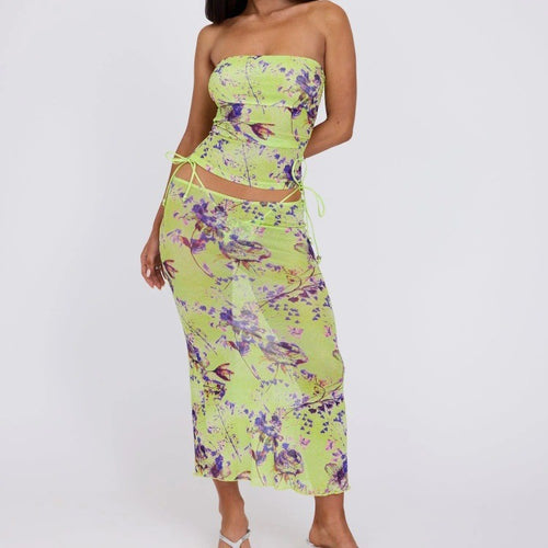 Damen Strandkleid mit verstellbarem Bund R&B