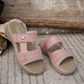 Damen Komfortable Sandalen mit verstellbaren Riemen und atmungsaktiver Oberfläche R&B