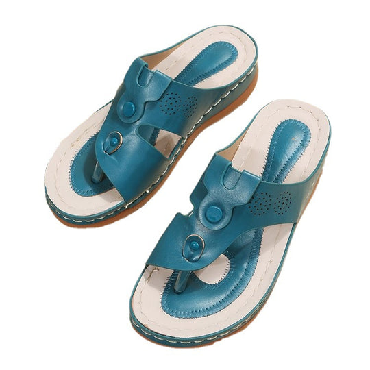 Damen Komfortable Flip-Flop Sandalen mit atmungsaktivem Design R&B