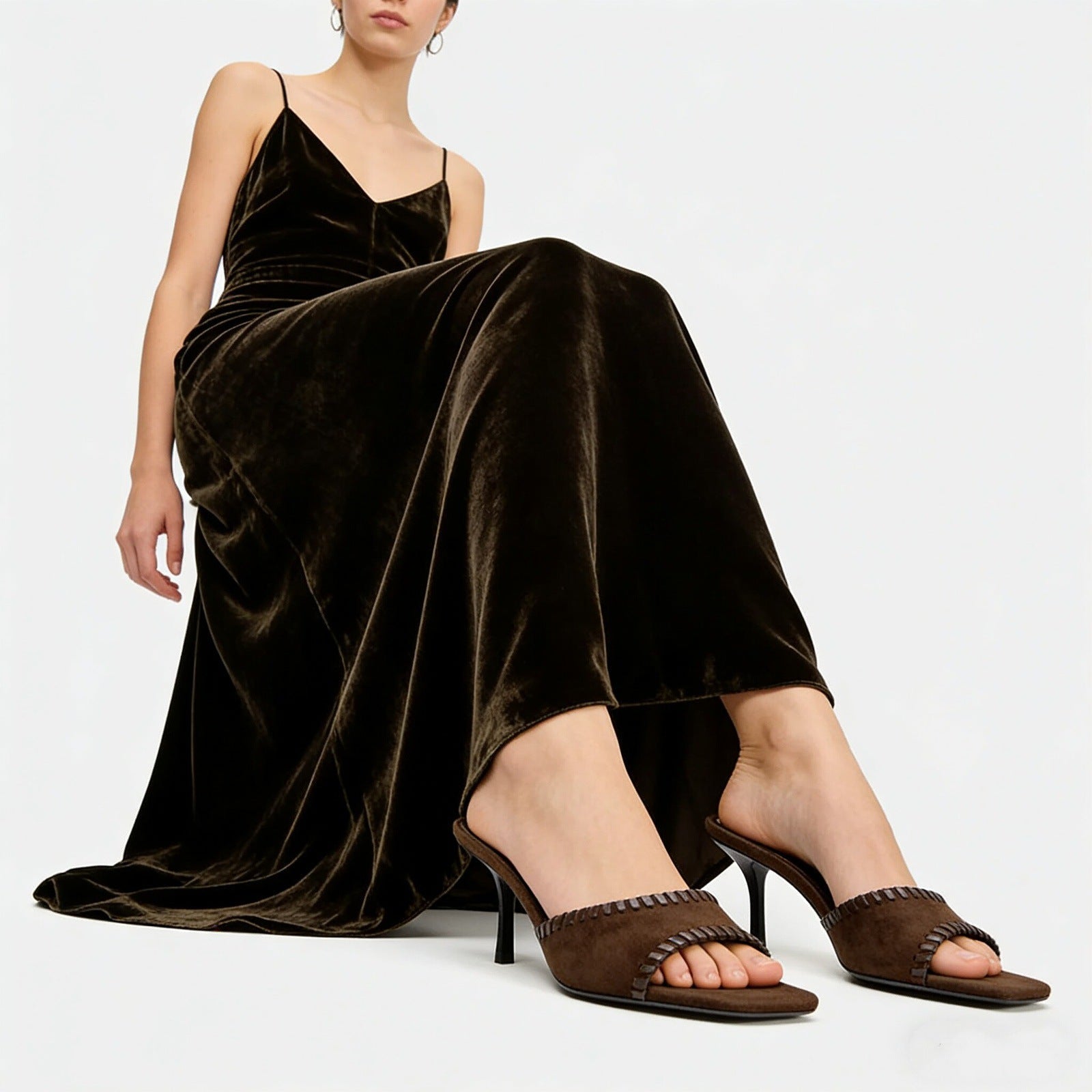Damen Elegante Sling-Pumps mit verziertem Riemendesign R&B