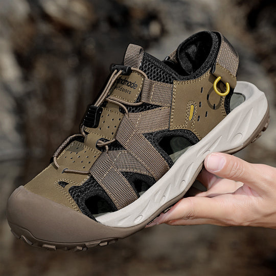 Damen Outdoor-Sandalen mit verstellbarem Riemen und rutschfester Sohle R&B