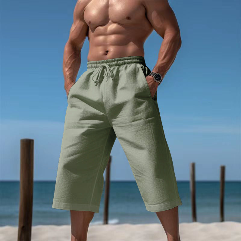 Herren nan städtische Sommerbermuda im klaren Schnitt mit Komfortbund R&B