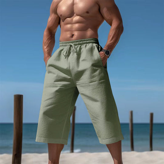 Herren nan städtische Sommerbermuda im klaren Schnitt mit Komfortbund R&B