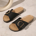 Damen modische Mules mit eleganter Schnallenverzierung und bequemer Fußbettung R&B