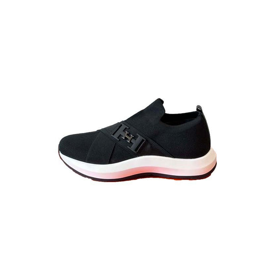 Damen Sportliche Slip-On Sneakers mit atmungsaktiver Mesh-Oberfläche und Dämpfungssystem R&B