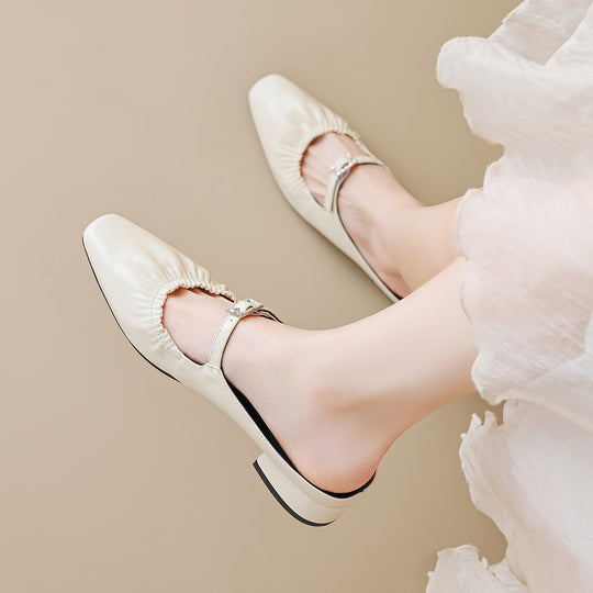 Damen Slipper mit verstellbarem Riemen R&B