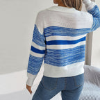 R&B | Gestreifter Strickpullover im Casual Look