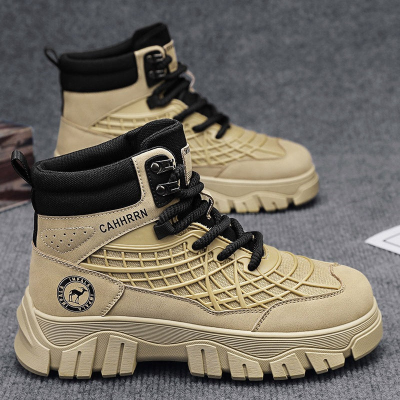 Damen Hohe und robuste Sneakers mit strapazierfähigem Obermaterial und rutschfester Sohle R&B
