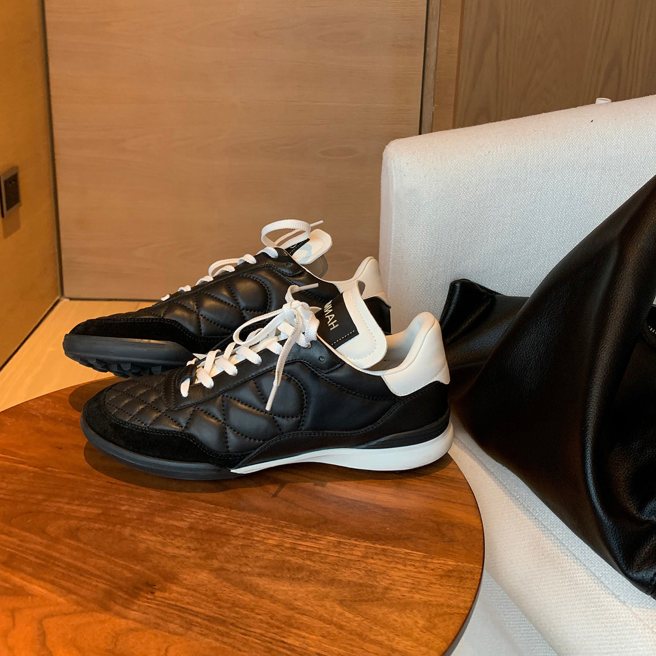 Damen Sportliche Sneaker mit gepolsterter Sohle und strukturiertem Obermaterial